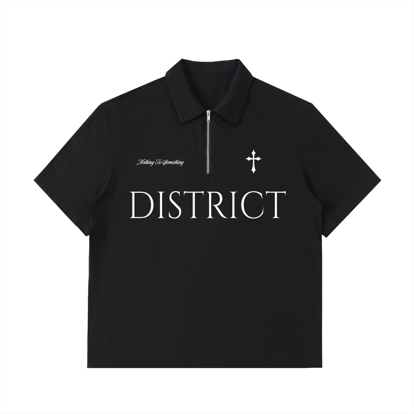 District Quarter-Zip Polo