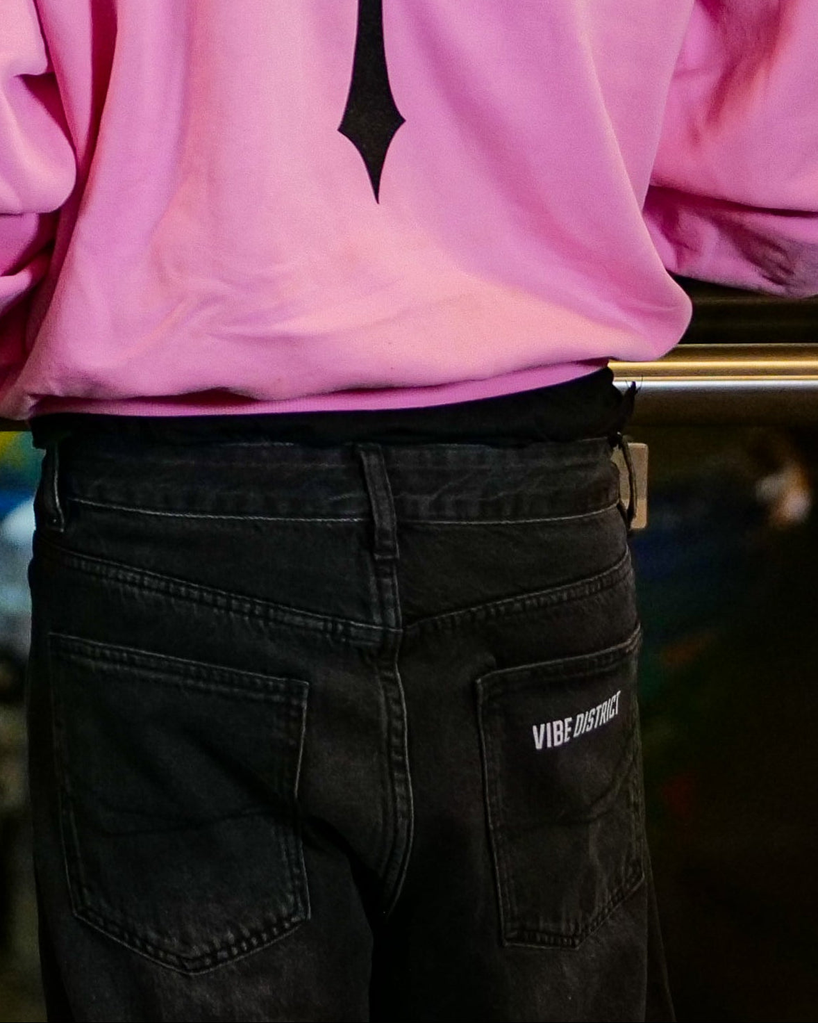 District Vintage Wash Baggy Jeans