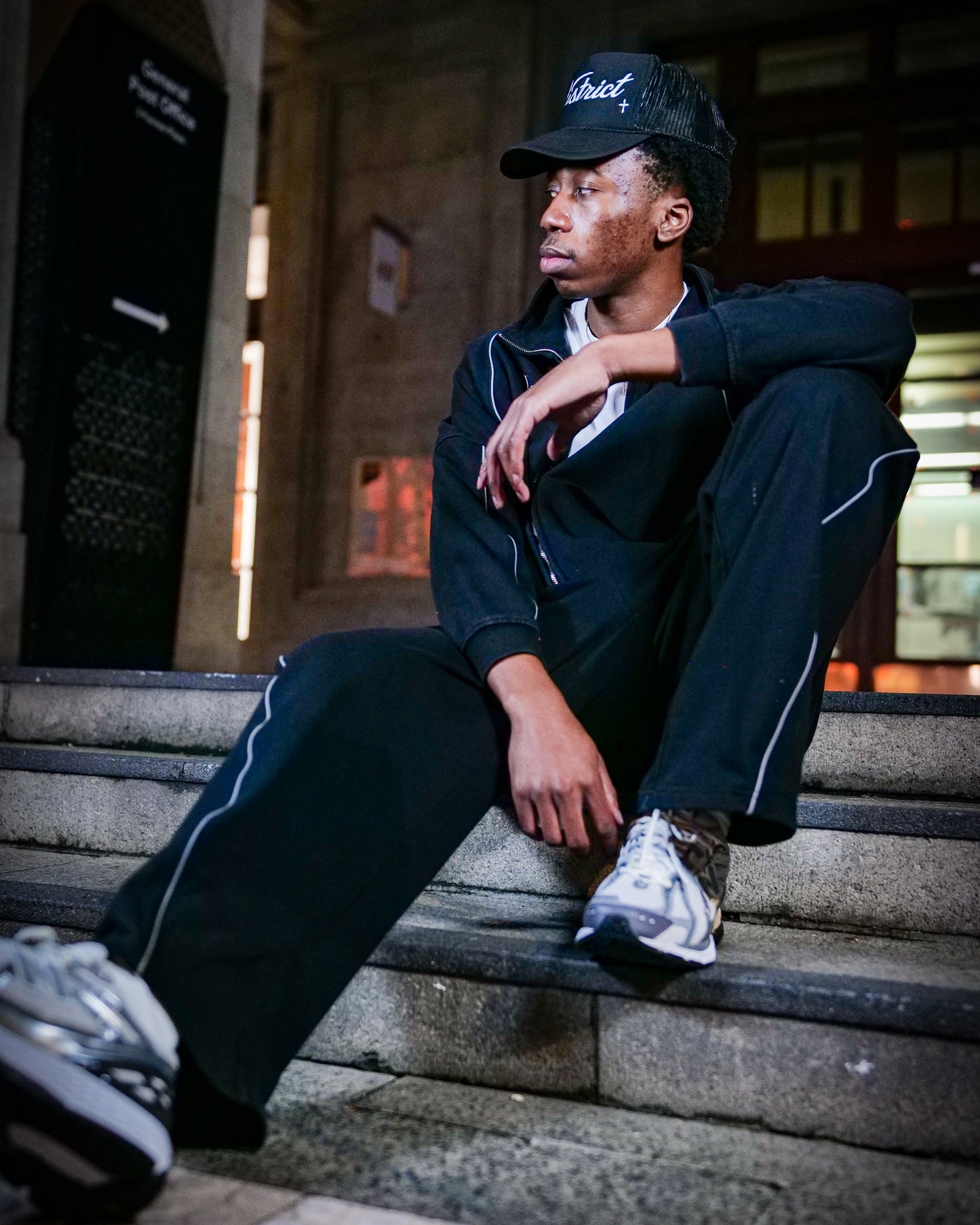 DISTRICT REFLECTIVE BAGGY SWEATPANTS