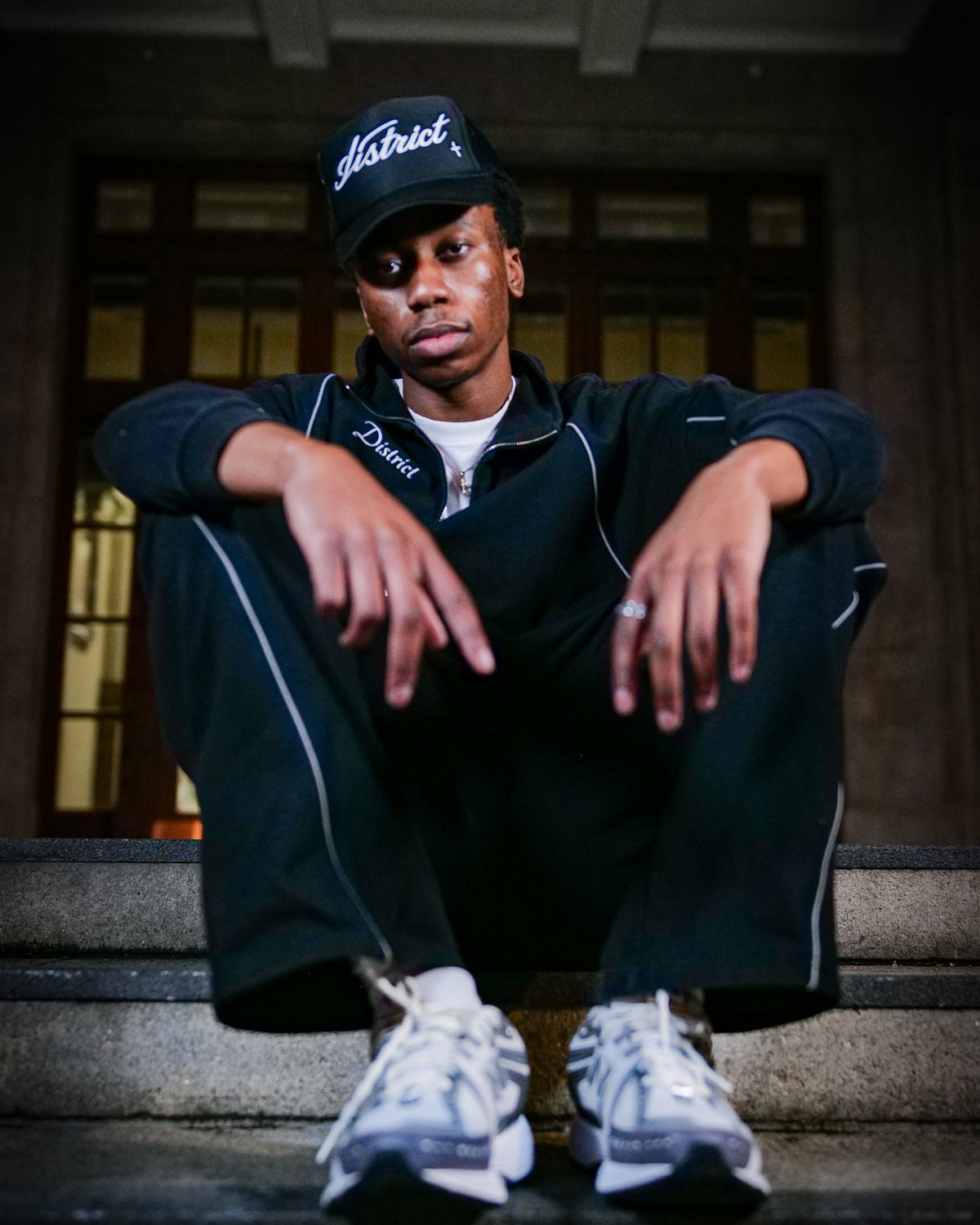 DISTRICT REFLECTIVE BAGGY SWEATPANTS