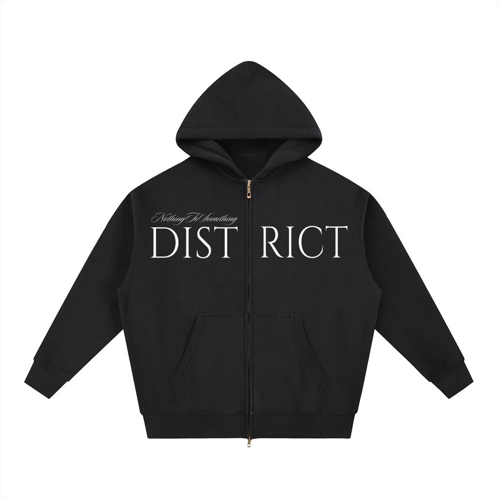 Essential Oversized Fleece Boxy cropped Hoodie